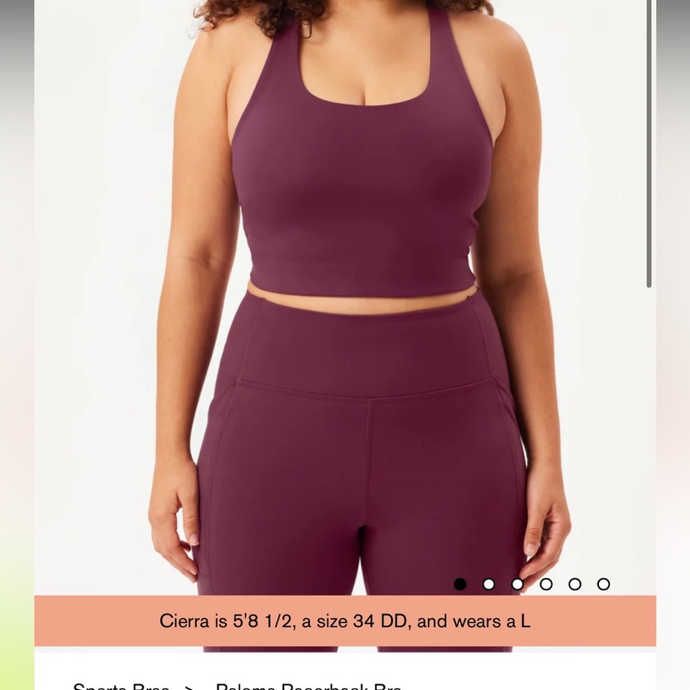girlfriend collective Paloma Bra - S